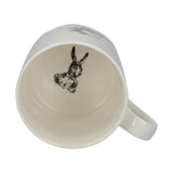 C000049 Victoria And Albert Alice in Wonderland Mad Hatter Mug - White Rabbit Illustration On The Base