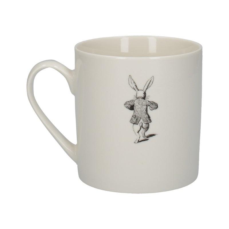 C000051 Victoria & Albert Alice in Wonderland White Rabbit Mug - Reverse Side Illustration
