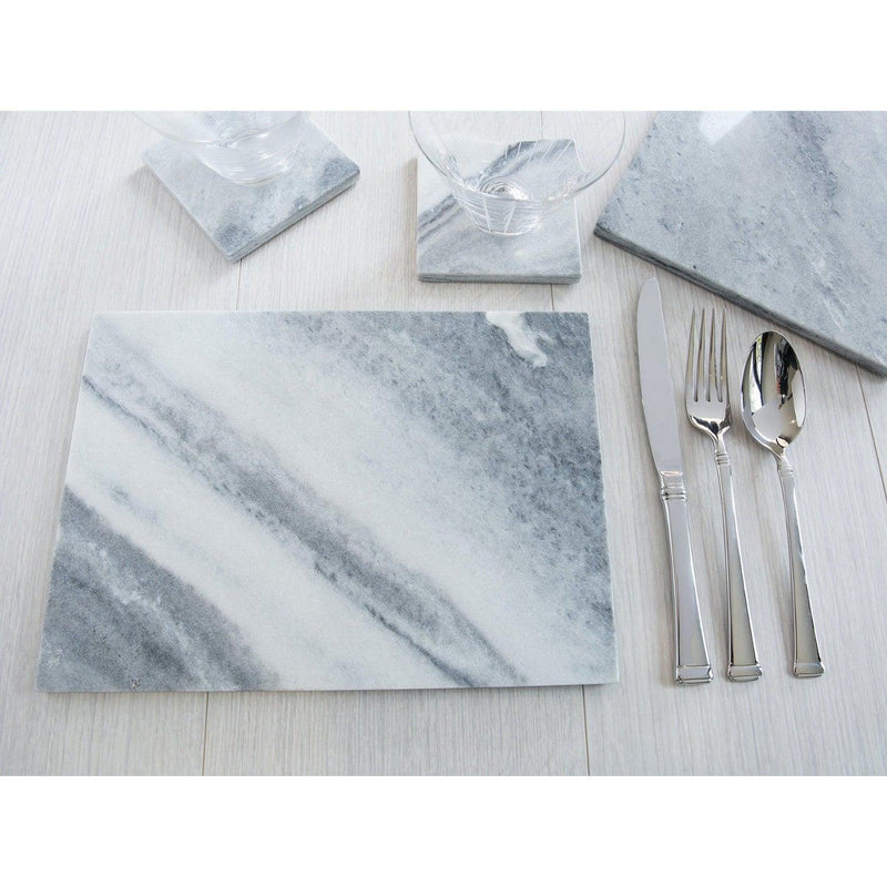 Creative Tops Naturals 2 Piece Rectangle Placemat Set - Marble - Potters Cookshop