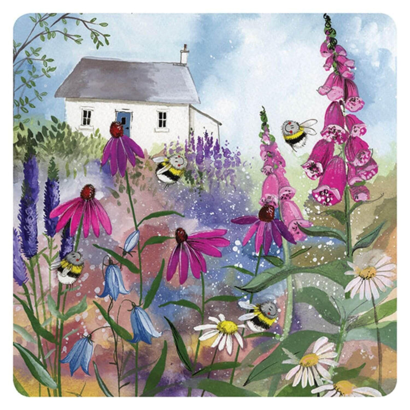 Alex Clark Coaster - Bee Garden - Potters Cookshop