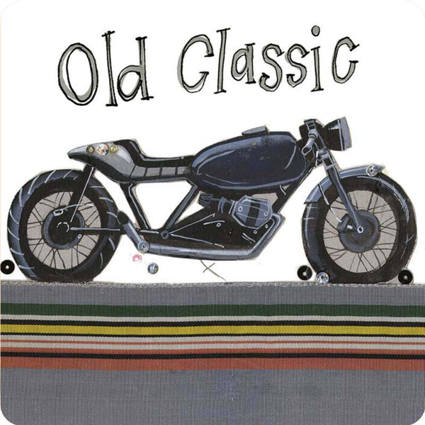 Alex Clark Coaster - Old Classic Motorbike