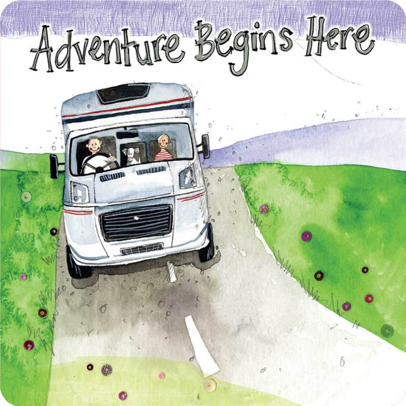 Alex Clark Coaster - Adventure Begins Here - Motorhome