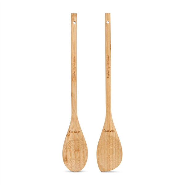 Culinare Naturals 2 Piece Wooden Spoon Set - Potters Cookshop