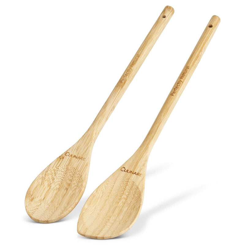 Culinare Naturals 2 Piece Wooden Spoon Set - Potters Cookshop