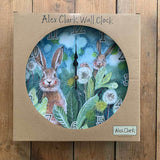 Alex Clark Wall Clock - Little Rabbits