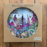 Alex Clark Wall Clock - Bee Garden