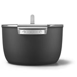 Smeg Cookware 26cm Non-Stick Casserole - Black