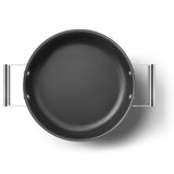 Smeg Cookware 28cm Non-Stick Shallow Casserole - Black