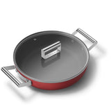 Smeg Cookware 4 Piece Non Stick Cookware Set - Red