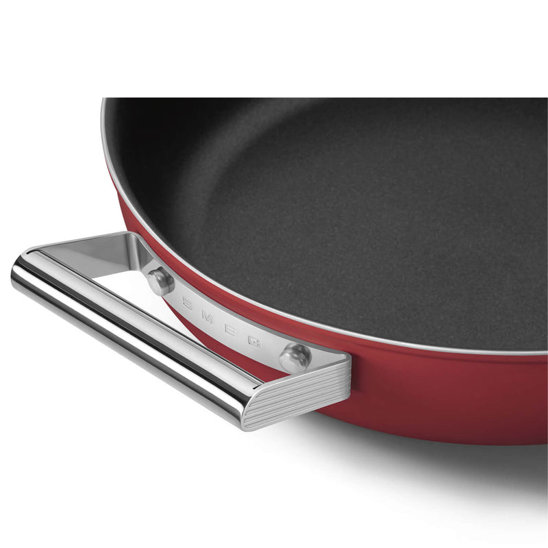 Smeg Cookware 4 Piece Non Stick Cookware Set - Red