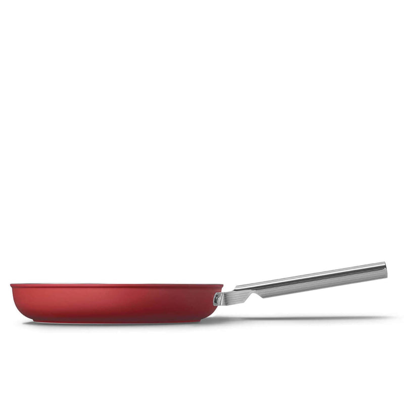 Smeg Cookware 24cm Non-Stick Frying Pan - Red