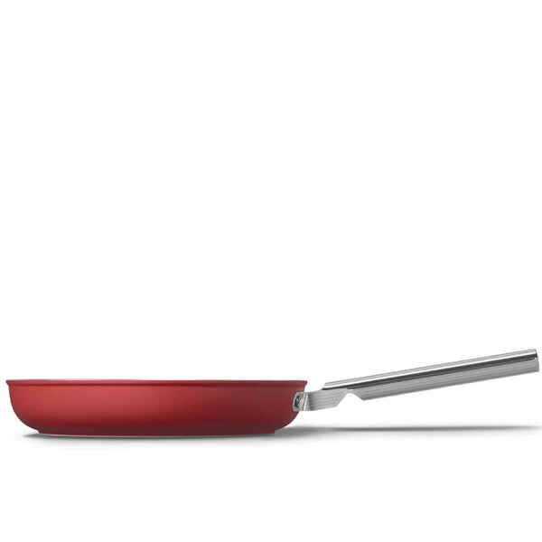 Smeg Cookware 28cm Non-Stick Frying Pan - Red