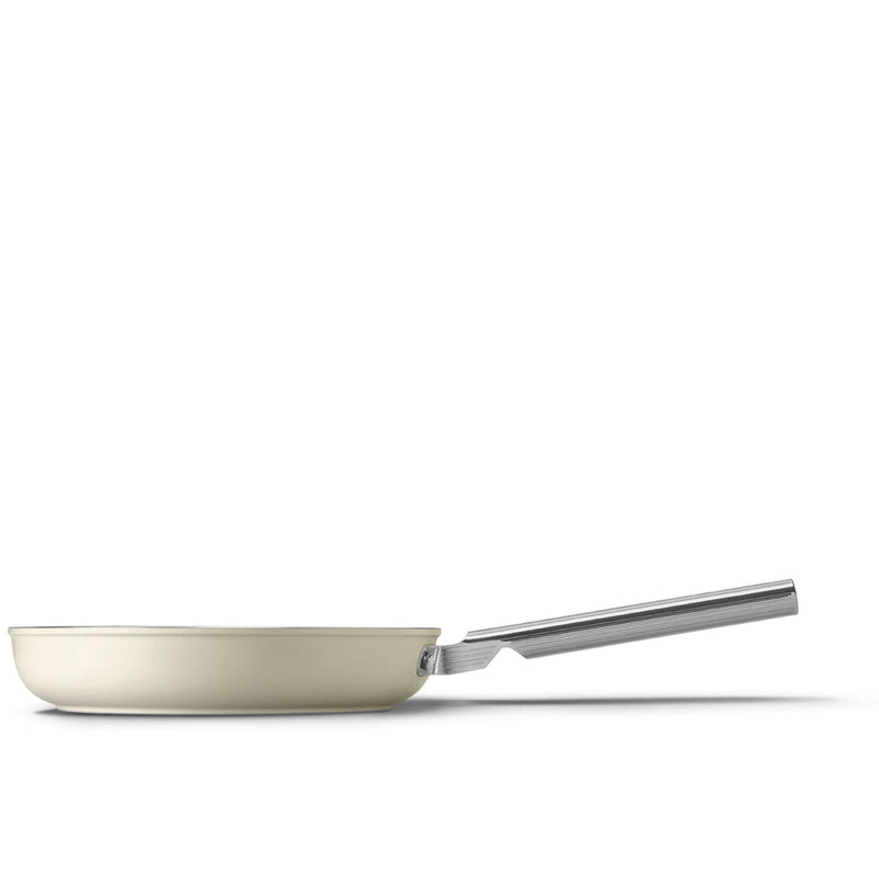 Smeg Cookware 26cm Non-Stick Frying Pan - Cream