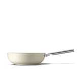 Smeg Cookware 30cm Non-Stick Wok - Cream