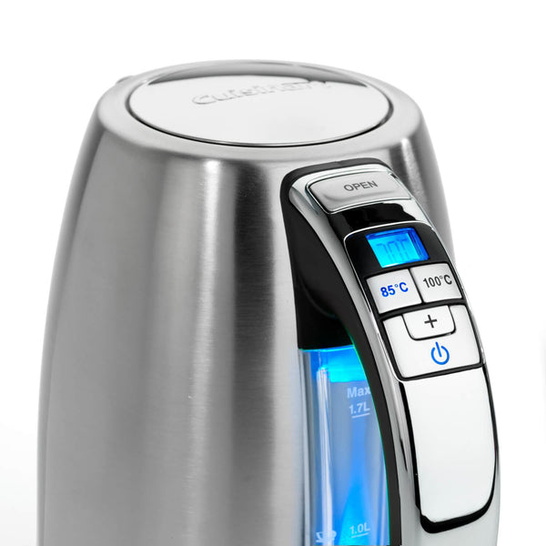 Cuisinart Multi-Temp 1.7 Litre Jug Kettle - Brushed Steel - Potters Cookshop