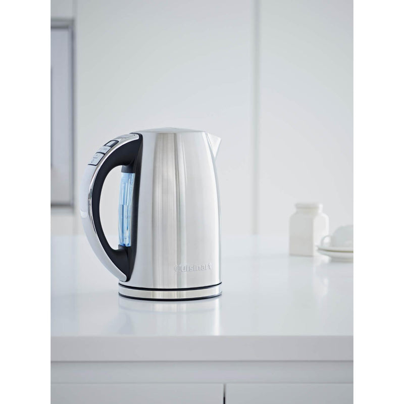 Cuisinart Multi-Temp 1.7 Litre Jug Kettle - Brushed Steel - Potters Cookshop