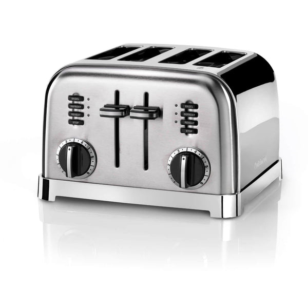 Cuisinart Style Collection 4 Slice Toaster - Stainless Steel - Potters Cookshop