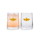 Spode Creatures of Curiosity Tumblers - Gold Moth