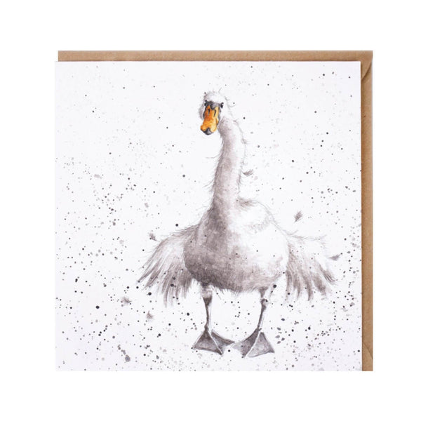 Wrendale Designs Card - Swan Fine Day