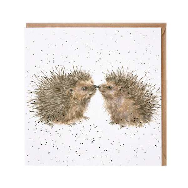 Wrendale Designs Card - Hogs And Kisses