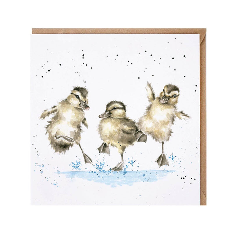 Wrendale Designs by Hannah Dale Card - Puddle Ducks