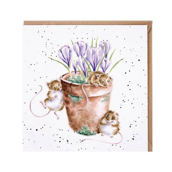 Wrendale Designs by Hannah Dale Card - Garden Friends