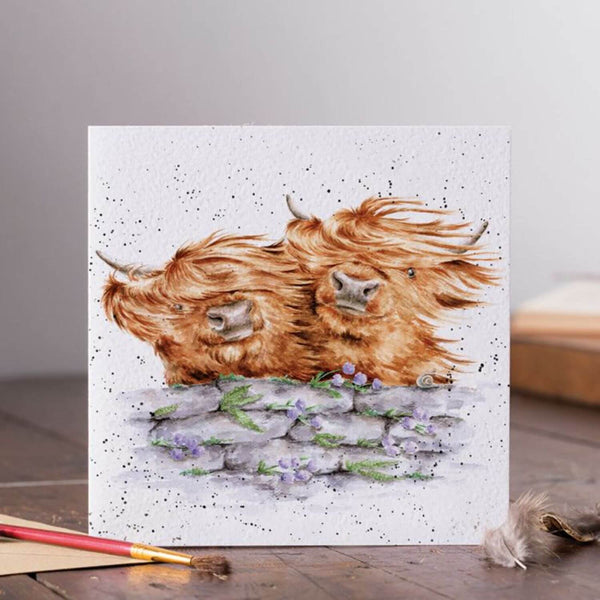 Wrendale Designs Card - Blown Away