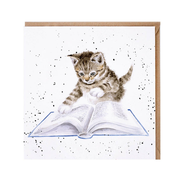 Wrendale Designs by Hannah Dale Card - The Bookworm