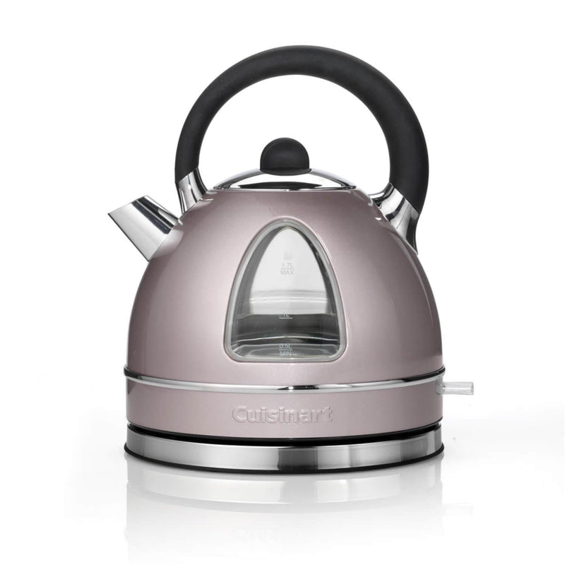 Cuisinart Style Collection Traditional Dome Kettle & 2 Slice Toaster Set - Vintage Rose - Potters Cookshop