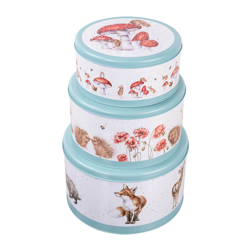 Wrendale Designs by Hannah Dale 3 Piece Cake Tin Nest - The Country Set