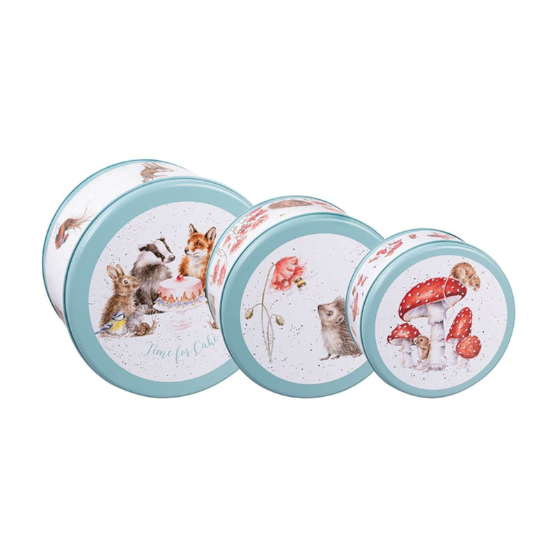 Wrendale Designs by Hannah Dale 3 Piece Cake Tin Nest - The Country Set