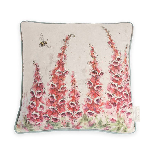 Wrendale Designs Cushion - Foxgloves