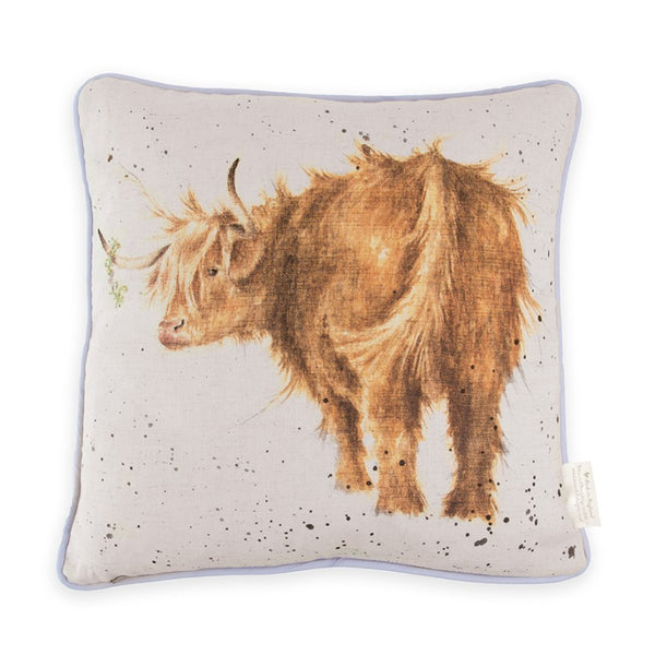 Wrendale Designs by Hannah Dale Cushion - Highland Heathers