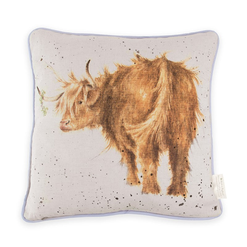 Buy Wrendale Designs | Cushion - Highland Cow – Potters Cookshop