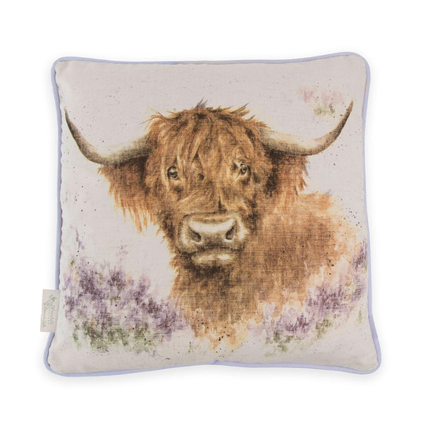 Wrendale Designs by Hannah Dale Cushion - Highland Heathers