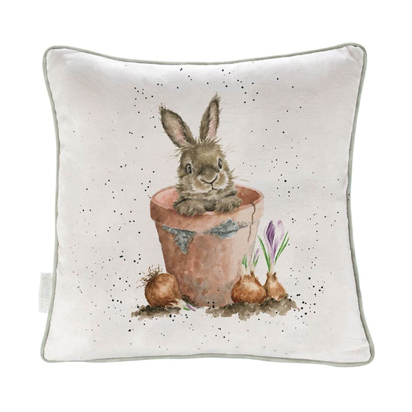 Wrendale Designs by Hannah Dale Cushion - The Flower Pot