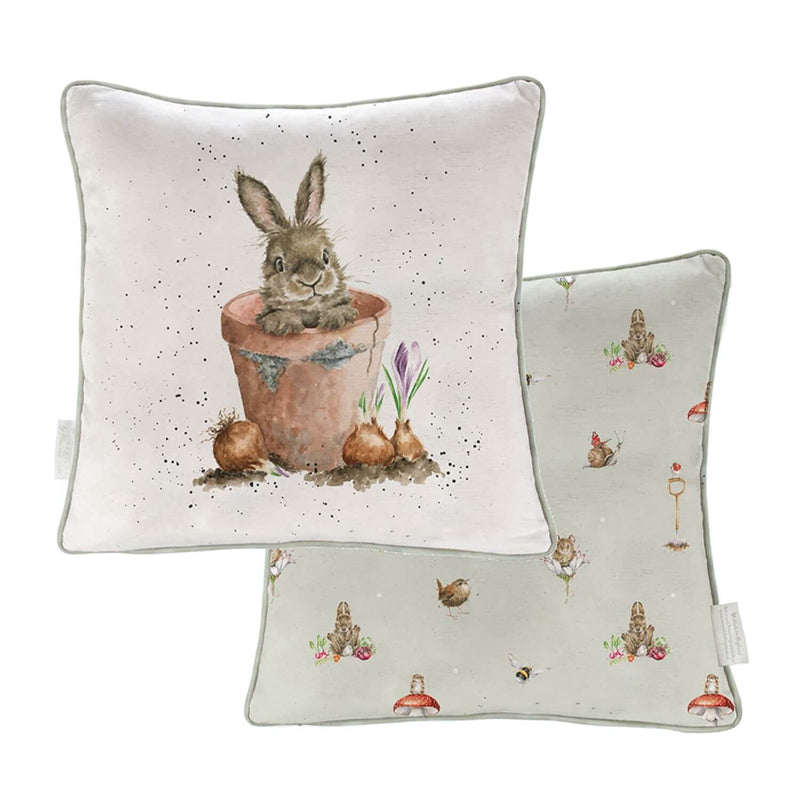Wrendale Designs by Hannah Dale Cushion - The Flower Pot