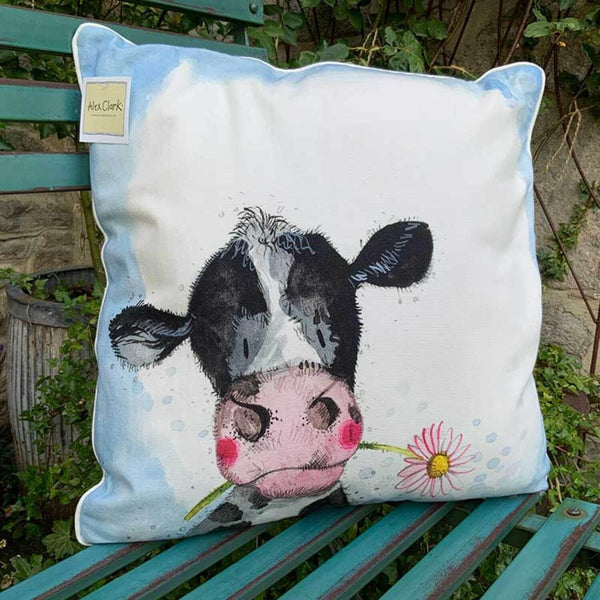 Alex Clark Cushion - Sunshine Cow - Potters Cookshop