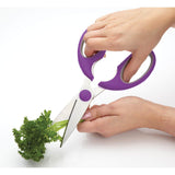 Colourworks Silicone Grip Kitchen Scissors - Assorted - Potters Cookshop