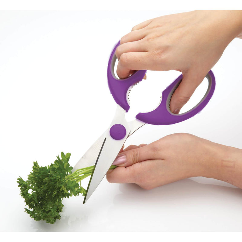 Colourworks Silicone Grip Kitchen Scissors - Assorted - Potters Cookshop