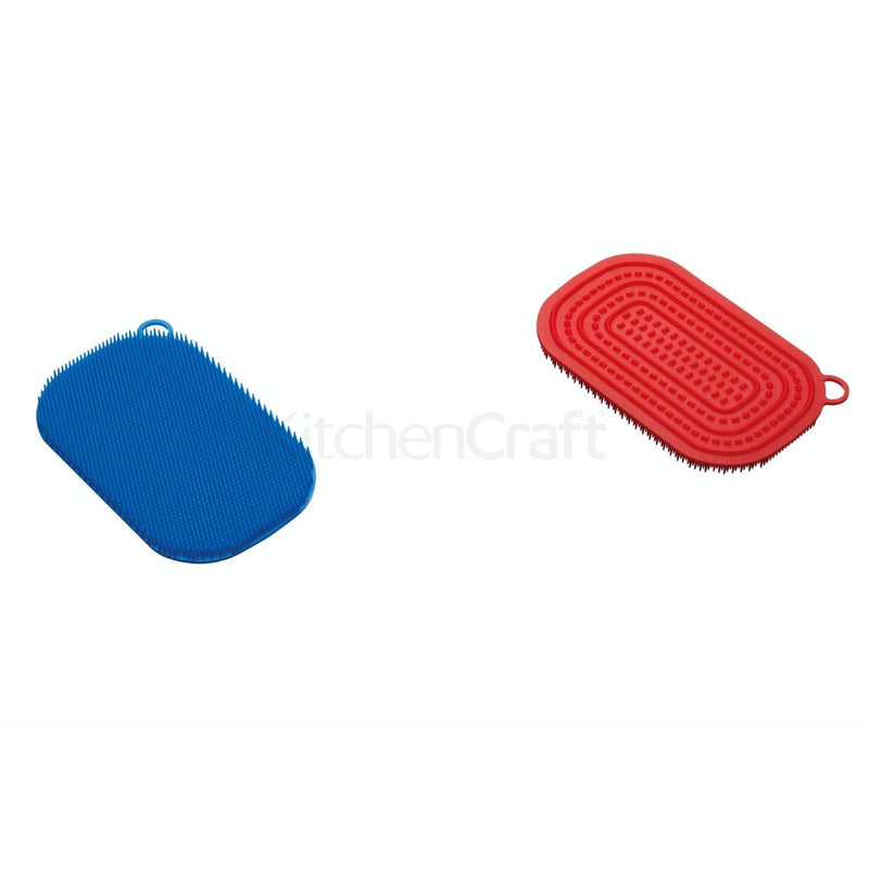 Colourworks Brights Silicone Kitchen Scrubbers - Assorted - Potters Cookshop