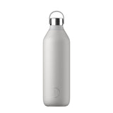 Chilly's Series 2 Reusable Water Bottle, Coffee Cup & Cleaning Brush Set - Granite Grey