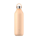 Chilly's Series 2 1 Litre Reusable Water Bottle & 50cl Coffee Cup Set - Peach Orange