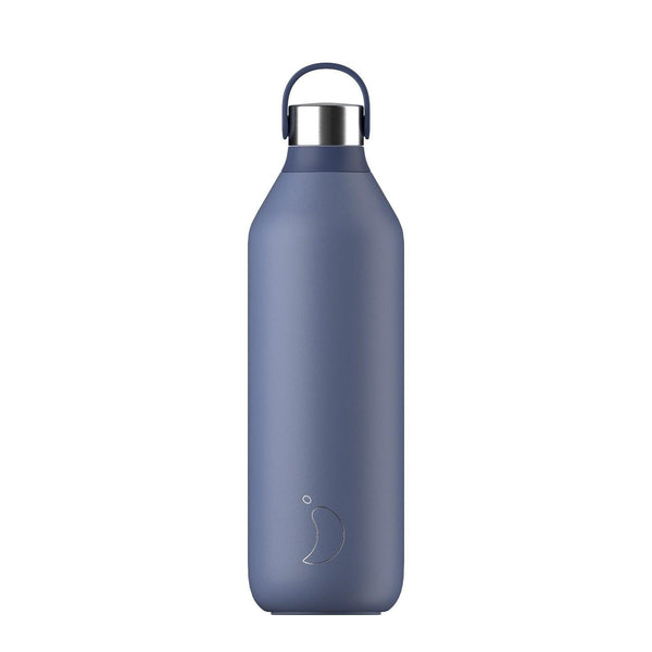 Chilly's Series 2 1 Litre Drinks Bottle - Whale Blue - Potters Cookshop