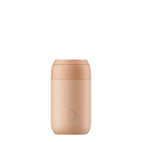 Chilly's Series 2 500ml Hydration Reusable Water Bottle & 34cl Coffee Cup Set - Peach Orange