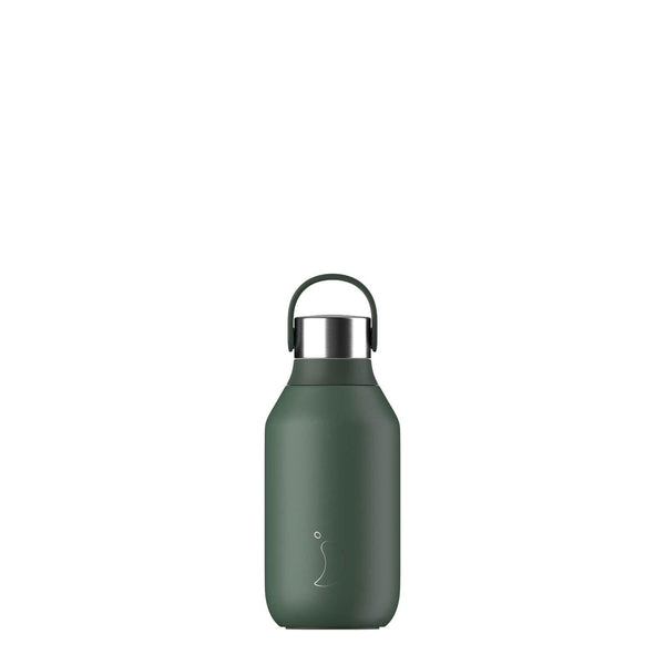 Chilly's Series 2 350ml Drinks Bottle - Pine Green - Potters Cookshop