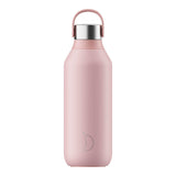 Chilly's Series 2 500ml Hydration Reusable Water Bottle & 34cl Coffee Cup Set - Blush Pink