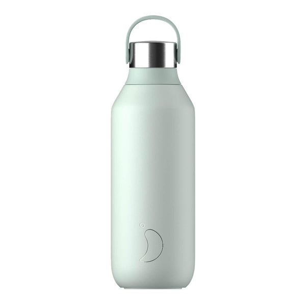 Chilly's Series 2 500ml Hydration Reusable Water Bottle & 34cl Coffee Cup Set - Lichen Green