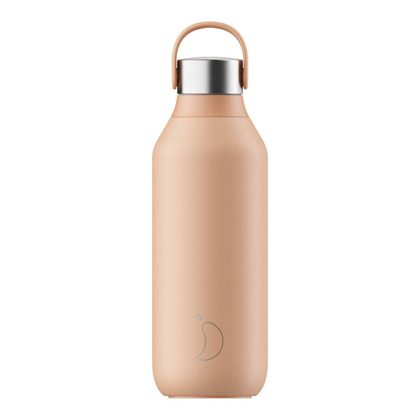 Chilly's Series 2 500ml Drinks Bottle - Peach Orange - Potters Cookshop