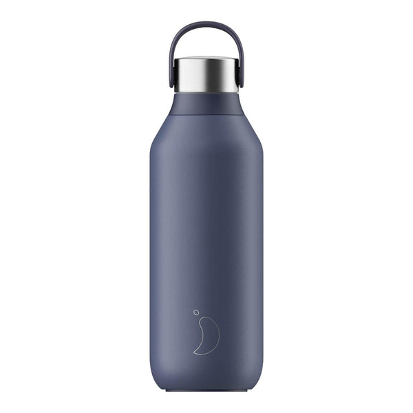 Chilly's Series 2 500ml Hydration Reusable Water Bottle & 34cl Coffee Cup Set - Whale Blue